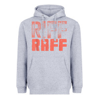Heather Grey riff raff, retro, punk, grunge. shabby style t shi Heavyweight Hoodie - FloraArt