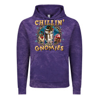 Cloud Purple chillin with my gnomies Vintage Hoodie - CowGirlArtShop