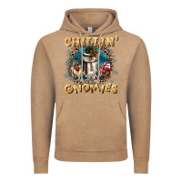 Vintage Coffee chillin with my gnomies Vintage Hoodie - CowGirlArtShop