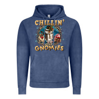 Vintage Denim chillin with my gnomies Vintage Hoodie - CowGirlArtShop