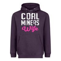 Plum coal miners wife t shirt Heavyweight Hoodie - FloraArt