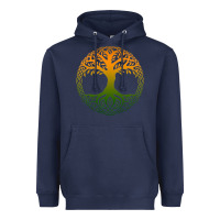 Navy tree of life merch Heavyweight Hoodie - trangStudio