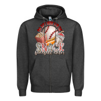 Charcoal Heather i am just here for the snack baseball sister Zipper Hoodie - RacoonDesign