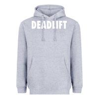 Heather Grey deadlift Heavyweight Hoodie - FloraArt