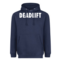 Navy deadlift Heavyweight Hoodie - FloraArt