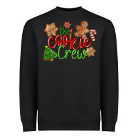 Black The Cookie Crew Christmas Heavyweight Sweatshirt - LillyAllenDesigns