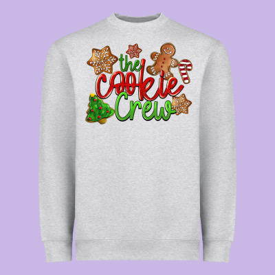 The Cookie Crew Christmas Heavyweight Sweatshirt Designed By Lillyallendesigns