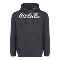 Smoke Coca Collier Heavyweight Hoodie - FloraArt