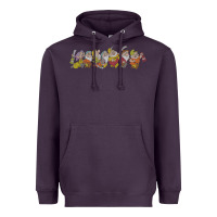 Plum Snow White And The Seven Dwarfs Marching In Line Heavyweight Hoodie - FloraArt