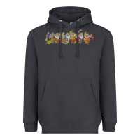 Smoke Snow White And The Seven Dwarfs Marching In Line Heavyweight Hoodie - FloraArt