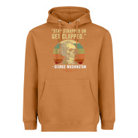 Meerkat stay strapped or get clapped george washington Heavyweight Hoodie - FloraArt
