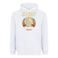 White stay strapped or get clapped george washington Heavyweight Hoodie - FloraArt