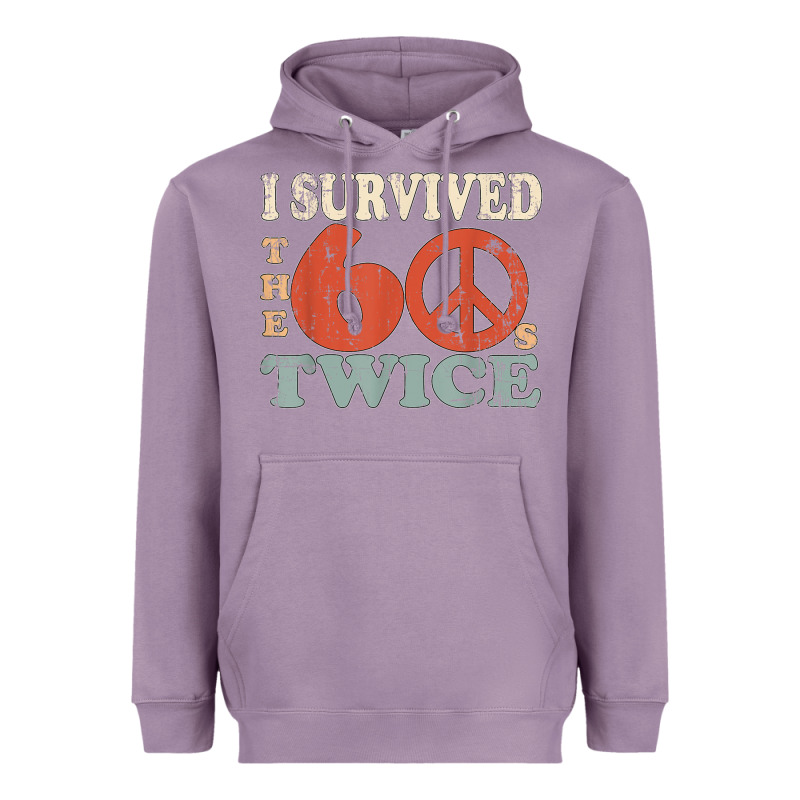 I Survived The Sixties 60s Twice Heavyweight Hoodie by FloraArt | Teevron