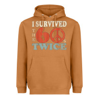 Meerkat I Survived The Sixties 60s Twice Heavyweight Hoodie - FloraArt