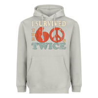 Moon Dust I Survived The Sixties 60s Twice Heavyweight Hoodie - FloraArt