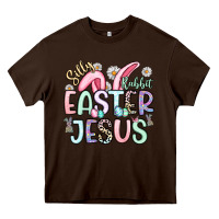 Chocolate Brown silly rabbit easter jesus Heavy Core Tee - Artiststas