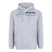 Heather Grey formula one team Heavyweight Hoodie - FloraArt
