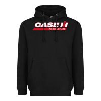 Black case-ih Heavyweight Hoodie - FloraArt
