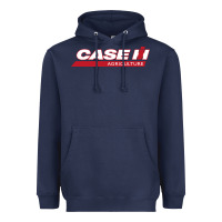 Navy case-ih Heavyweight Hoodie - FloraArt