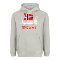Moon Dust boat norwegian flag norway viking ship norway Heavyweight Hoodie - FloraArt