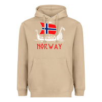 Mushroom boat norwegian flag norway viking ship norway Heavyweight Hoodie - FloraArt