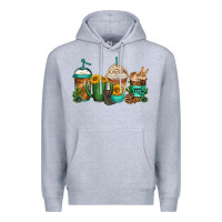 Heather Grey desert darlin coffee cups Premium Hoodie - Jasminsmagicworld
