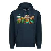 Navy desert darlin coffee cups Premium Hoodie - Jasminsmagicworld
