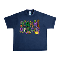 Navy loan officer mardi gras cowgirl Urban Heavy Tee - CowGirlArtShop
