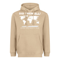 Mushroom Seven Continents Shirt Heavyweight Hoodie - FloraArt