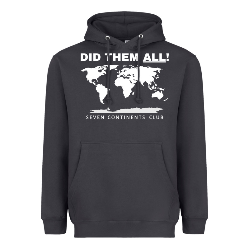 Seven Continents Shirt Heavyweight Hoodie by FloraArt | Teevron
