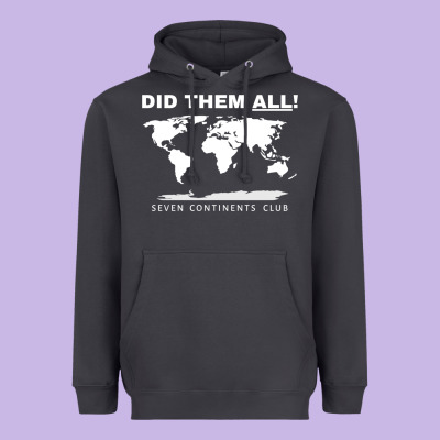 Seven Continents Shirt Heavyweight Hoodie Designed By Floraart
