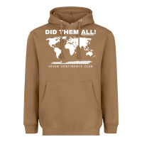 Toasted Coconut Seven Continents Shirt Heavyweight Hoodie - FloraArt