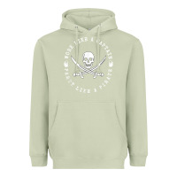 Matcha Work like a captain party like a pirate Heavyweight Hoodie - FloraArt