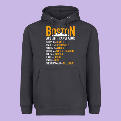 Wicked Smaht Boston Accent Translator Bostonians Gifts Shirt Heavyweight Hoodie Designed By Floraart