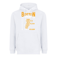 White wicked smaht boston accent translator bostonians gifts shirt Heavyweight Hoodie - FloraArt