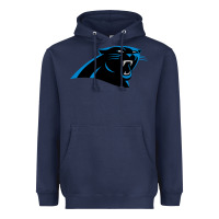 Navy thesportcarolinapantherslogo Heavyweight Hoodie - FloraArt