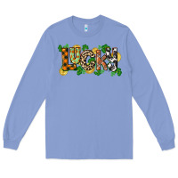 Colony Blue Western lucky St. Patrick's Day Long Sleeve Tee - CowGirlArtShop