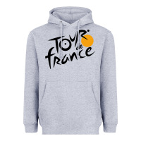 Heather Grey tour de france cycling Heavyweight Hoodie - ArtMosaic