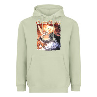 Matcha Clash of the Titans (Transparent) Heavyweight Hoodie - ArtMosaic