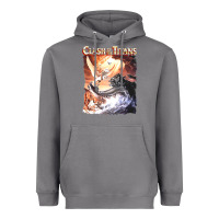Storm Clash of the Titans (Transparent) Heavyweight Hoodie - ArtMosaic