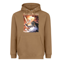 Toasted Coconut Clash of the Titans (Transparent) Heavyweight Hoodie - ArtMosaic