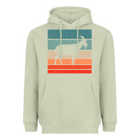 Matcha goat goats retro style vintage 140 goat lover Heavyweight Hoodie - ArtMosaic