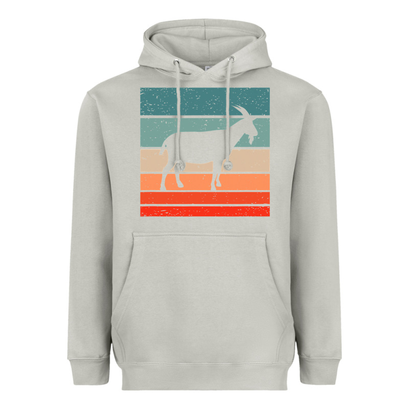 Goat Goats Retro Style Vintage 140 Goat Lover Heavyweight Hoodie by ArtMosaic | Teevron