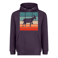 Plum goat goats retro style vintage 140 goat lover Heavyweight Hoodie - ArtMosaic