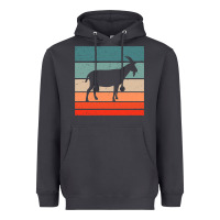 Smoke goat goats retro style vintage 140 goat lover Heavyweight Hoodie - ArtMosaic