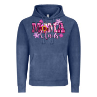 Vintage Denim mama claus pink christmas Vintage Hoodie - CowGirlArtShop