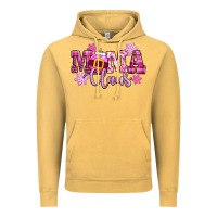 Vintage Mustard mama claus pink christmas Vintage Hoodie - CowGirlArtShop