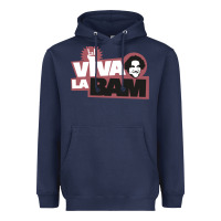 Navy viva la bam Heavyweight Hoodie - ArtMosaic