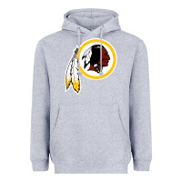 Heather Grey the indian red skins clasic Heavyweight Hoodie - ArtMosaic