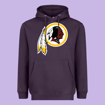 The Indian Red Skins Clasic Heavyweight Hoodie Designed By Artmosaic